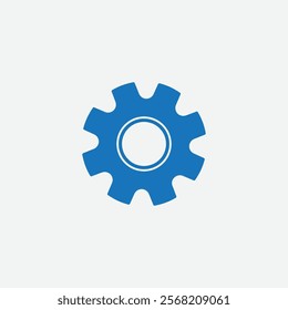 Gear icon ,setting logo design flat style illustration