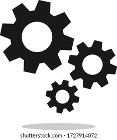Gear icon. Setting icon vector  