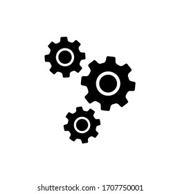 Gear icon. Settings, cog icon vector illustration