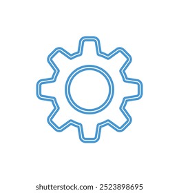 gear icon, Gear Settings symbol, cogwheel, Vector Illustration.