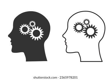 Gear icon. Settings vector ilustration.