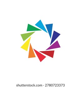 Gear icon and shutter logo design 