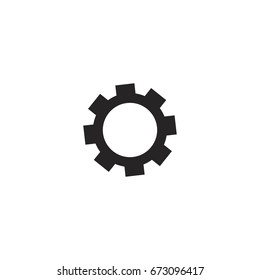 gear icon. sign design