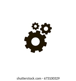 gear icon. sign design