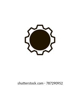 gear icon. sign design