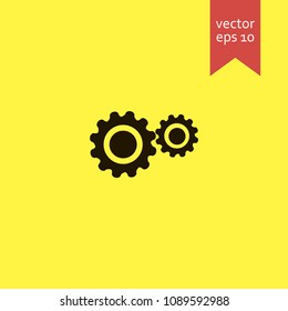 gear. gear icon. sign design. Vector EPS 10.