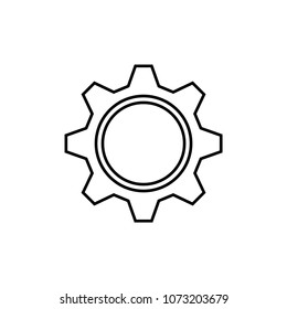 Gear Icon, Gear sign simple, Gear logo, vector illustration.
