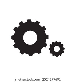 Gear Icon, Gear sign simple, Gear logo, vector illustration.