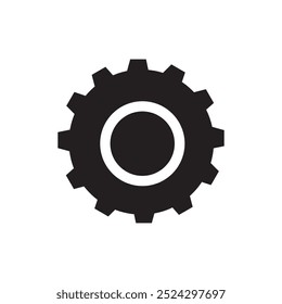 Gear Icon, Gear sign simple, Gear logo, vector illustration.