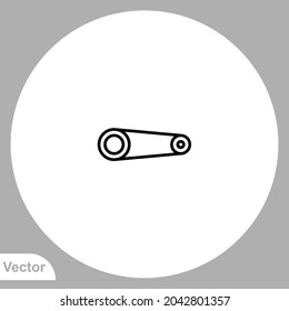 Gear icon sign vector,Symbol, logo illustration for web and mobile