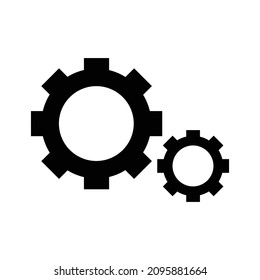 gear icon, spare parts engine themed icon