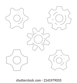 gear icon stock illustration design