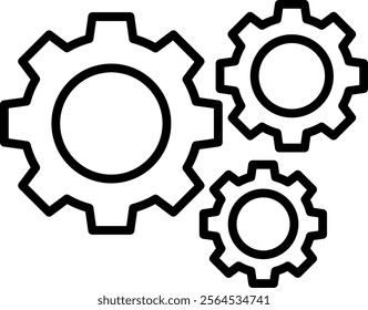 Gear Icon Symbol Art Sign