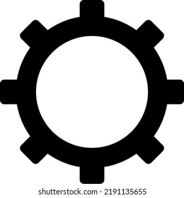 Gear icon symbol. Cogwheel icon vector illustration.eps
