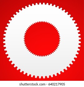 Gear icon, gear symbol for maintenance, repair or development concept