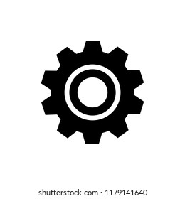 gear icon symbol vector