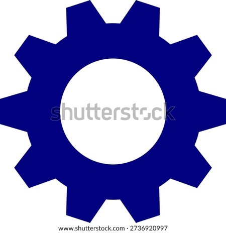 Gear Icon for System Settings, Preferences, and Mechanical Configuration
