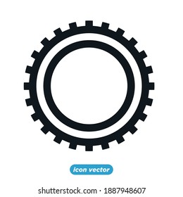 Gear icon template color editable. Gear settings symbol vector illustration for graphic and web design.