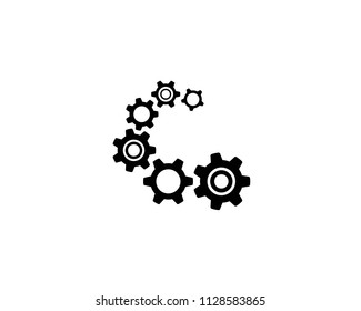 Gear icon Template vector  illustration design