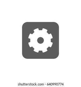 Gear Icon in trendy flat style isolated on white background. Award symbol for your web site design, logo, app, UI. Vector illustration, EPS10.