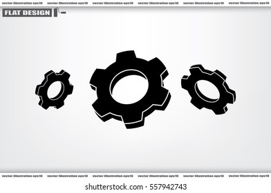 gear icon vector.