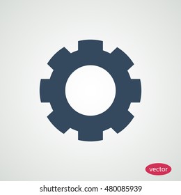gear icon,  vector best flat icon, EPS
