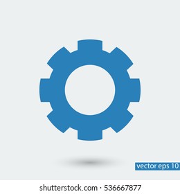 gear icon,  vector best flat icon, EPS