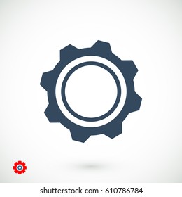 gear icon, vector best flat icon EPS 10