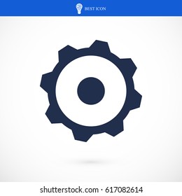 gear icon, vector best flat icon EPS 10