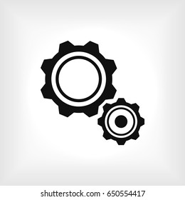 gear icon, vector best flat icon EPS 10