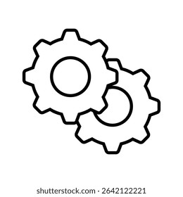 Gear icon vector. clockwork illustration sign. Mechanics symbol. Settings logo. Fix web icon.