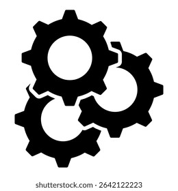Gear icon vector. clockwork illustration sign. Mechanics symbol. Settings logo. Fix web icon.