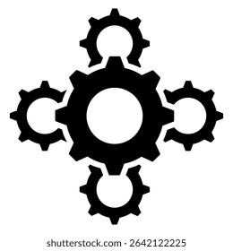 Gear icon vector. clockwork illustration sign. Mechanics symbol. Settings logo. Fix web icon.
