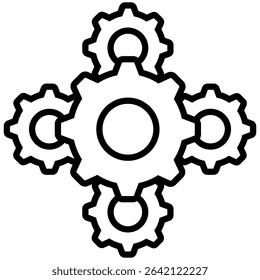 Gear icon vector. clockwork illustration sign. Mechanics symbol. Settings logo. Fix web icon.