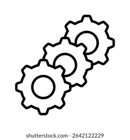 Gear icon vector. clockwork illustration sign. Mechanics symbol. Settings logo. Fix web icon.