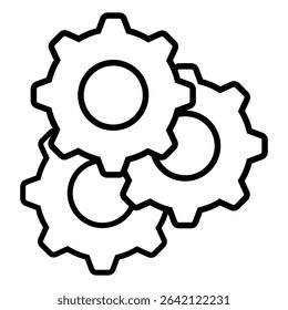 Gear icon vector. clockwork illustration sign. Mechanics symbol. Settings logo. Fix web icon.