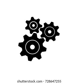 gear icon vector, cogwheel logo 