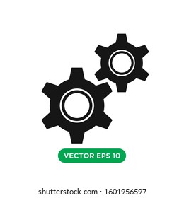 gear icon vector concept design template