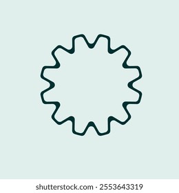 Gear icon vector icon design