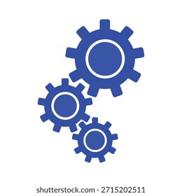 Plantilla de diseño de Vector de icono de engranaje