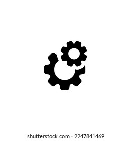plantillas de diseño de vectores de iconos de engranaje 