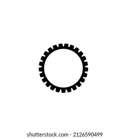 web de diseño vectorial de icono de engranaje