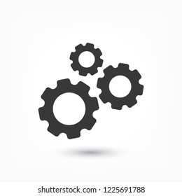 Gear icon. Vector, Eps 10