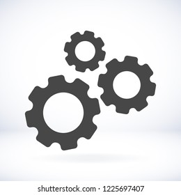 Gear icon. Vector, Eps 10