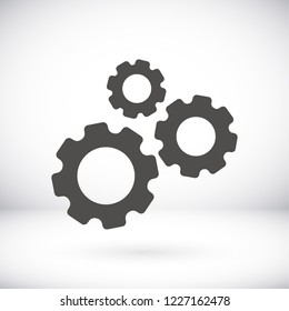 Gear icon. Vector, Eps 10