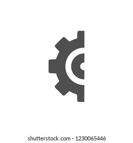 Gear icon. Vector, Eps 10