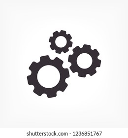 Gear icon. Vector, Eps 10