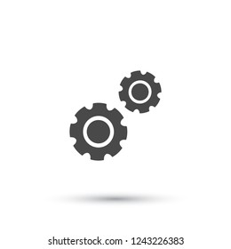 Gear icon. Vector, Eps 10