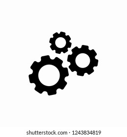 Gear icon. Vector, Eps 10