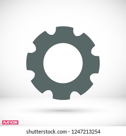 Gear icon. Vector, Eps 10